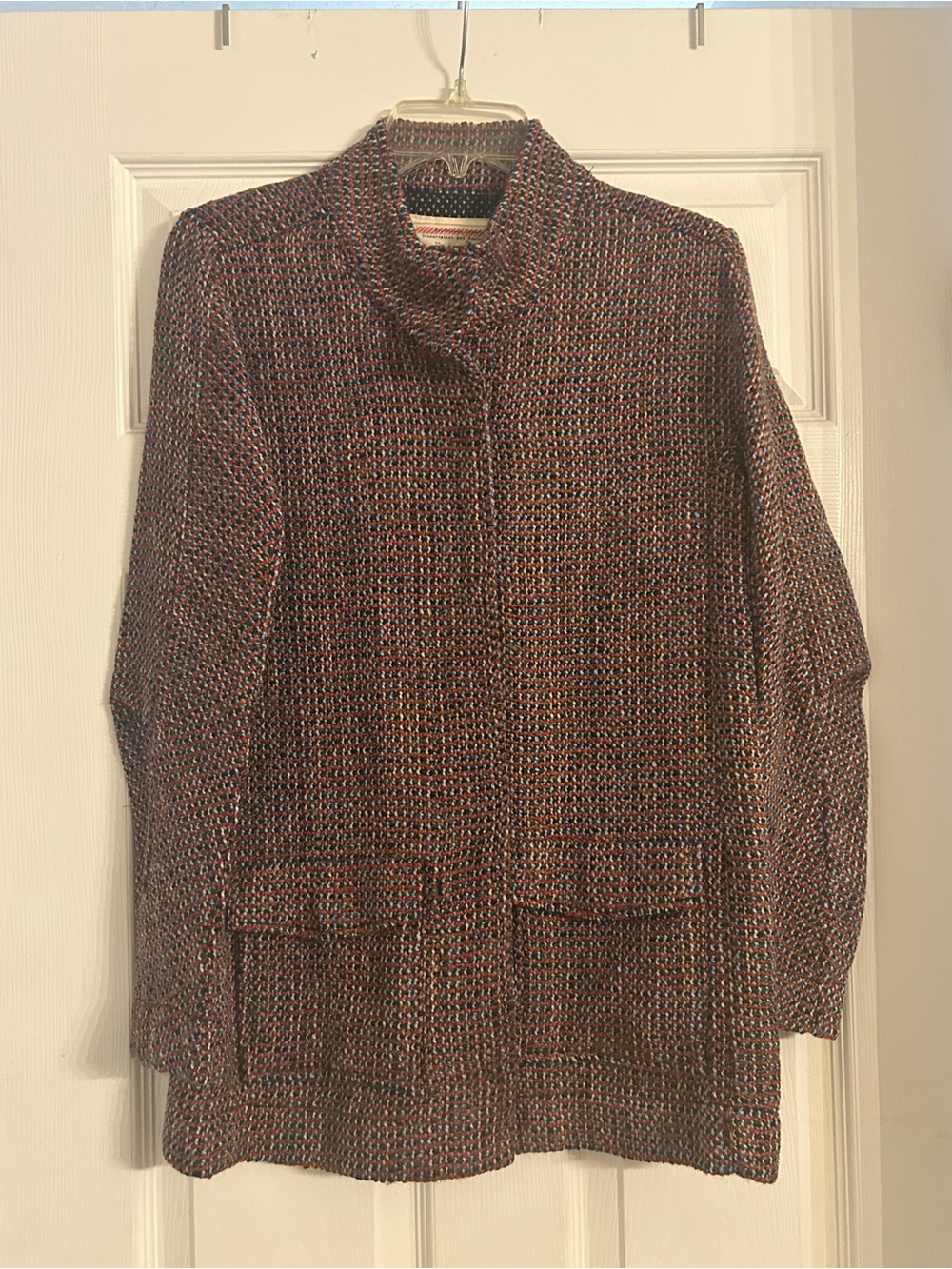 Cartonnier by Anthropologie. Burgundy blazer